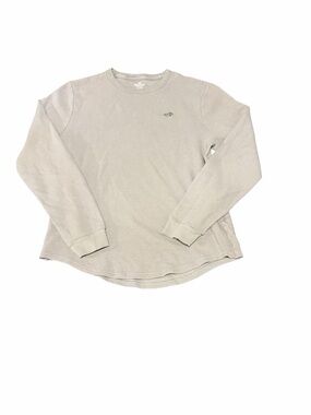 Hollister Men's Grey Long Sleeve Thermal Shirt L
